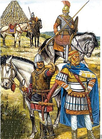 Los visigodos derrotan a los suevos