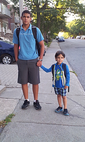 1er jour à l'école