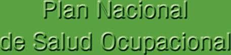 Plan salud ocupacional