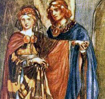 Oedipus learns of the Oracle's prophecy.