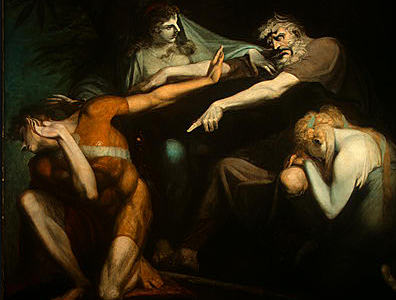 Oedipus is banished from Thebes.