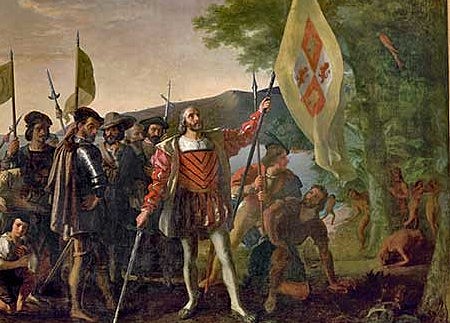 Discovery of America by Cristobal Colón