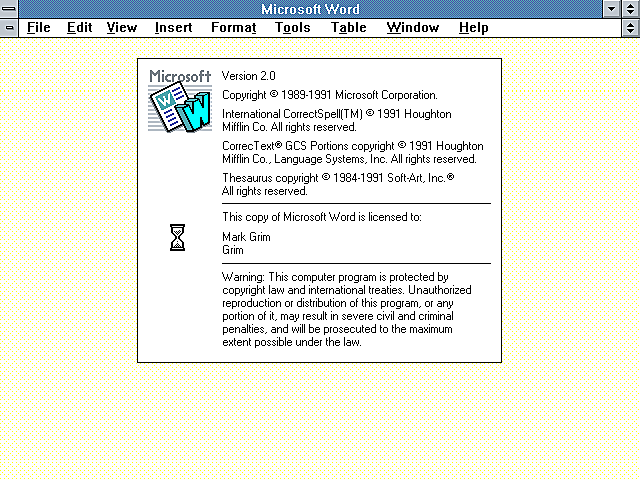 WORD PARA WINDOWS 2.0