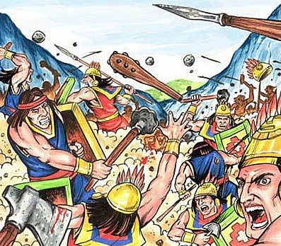 Imperio Inca dividido