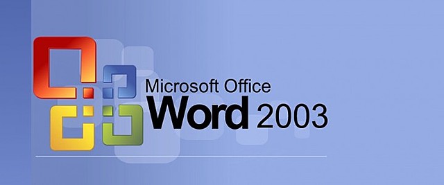 MICROSOFT OFFICE WORD 2003