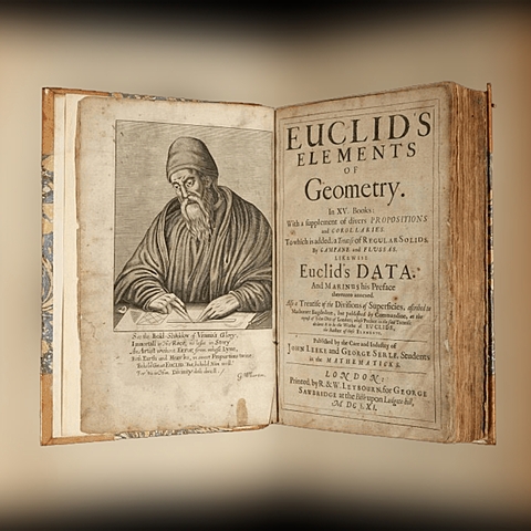 Libro "Los elementos de Euclides"