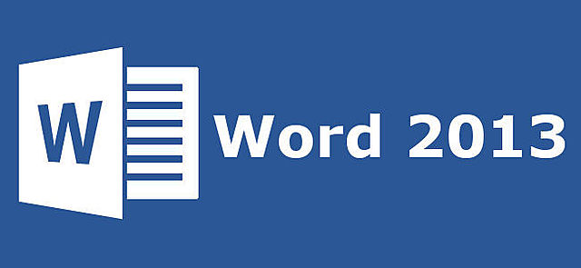 MICROSOFT WORD 2013