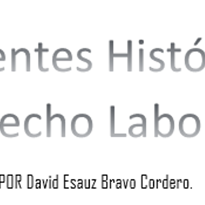 Timeline: Antecedentes históricos del Derecho Laboral