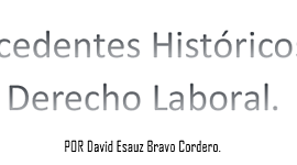 Timeline: Antecedentes históricos del Derecho Laboral
