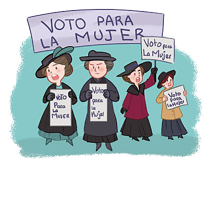 RECONOCIMIENTO DEL DERECHO AL VOTO PARA LAS MUJERES