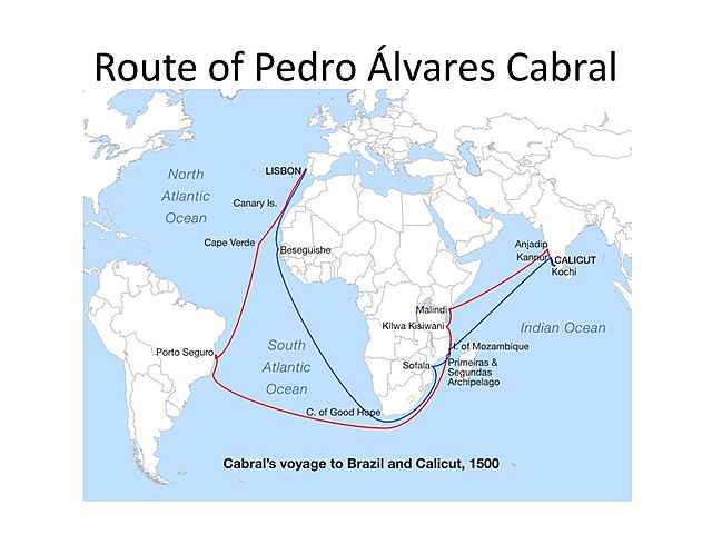 Pedro Alvares Cabral sailed for Portugal