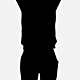 Png transparent silhouette man man with hands up silhouette angle hand human