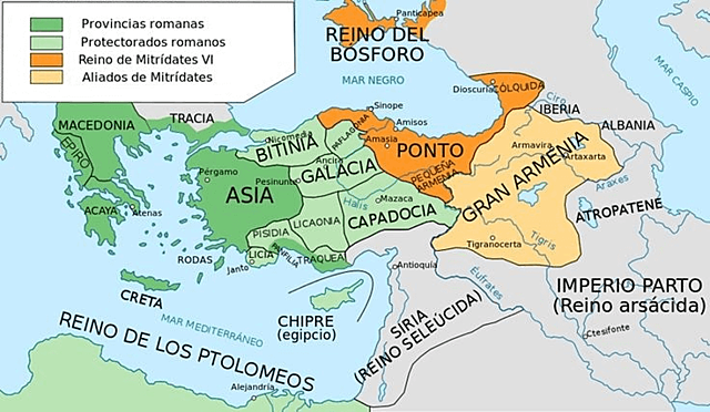 Inician las Guerras mitridáticas