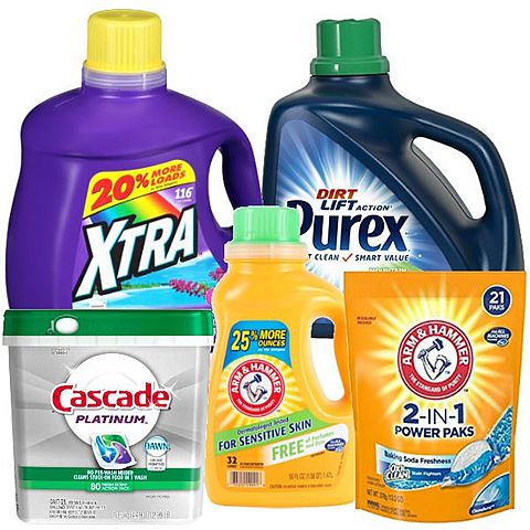 Análisis químicos realizados en casos de intoxicaciones por detergentes y limpiadores