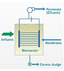 Uso de biorreactor de membrana en biorremediación