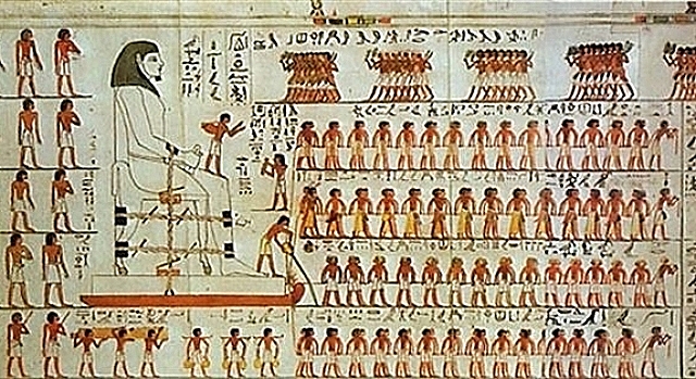 Egipcios. 3050. A.C.