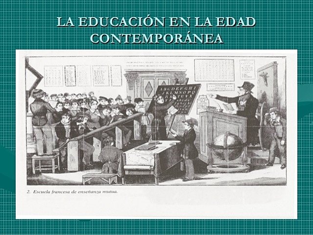 Edad Contemporánea de la Educación, Siglo XIX-XX