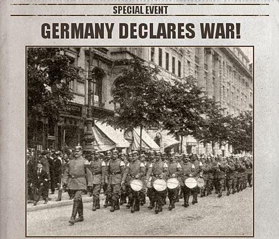 Germany declared war on Russia
