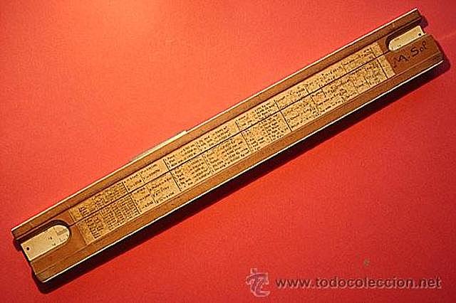 William Oughtred y la primer regla deslizante