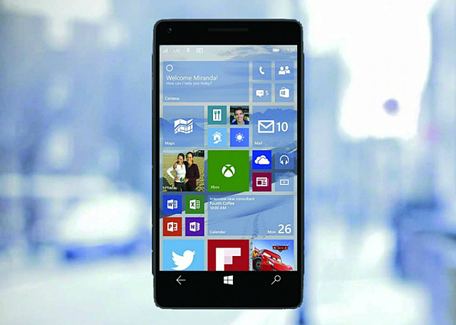 Microsoft  lanza Windows 10 Mobile