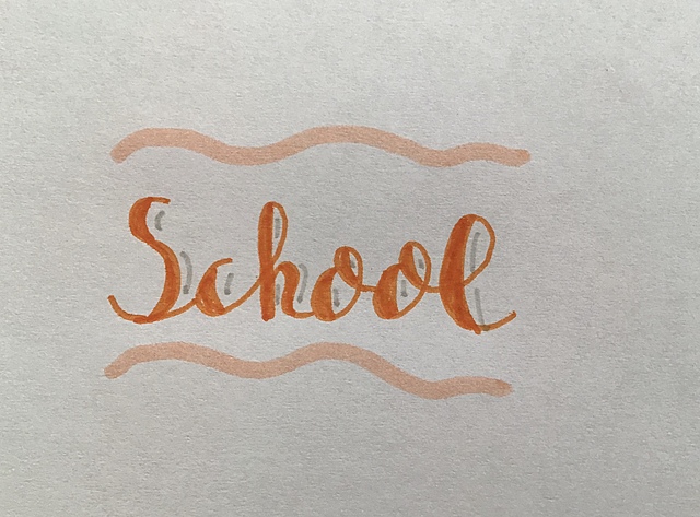 My first day of school