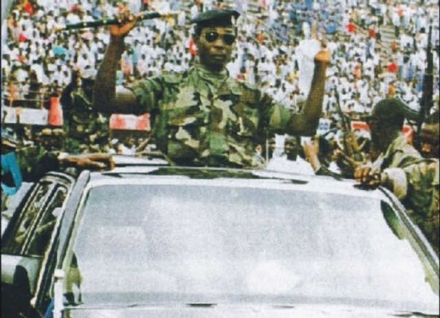 Valentine Strasser overthrows Momoh