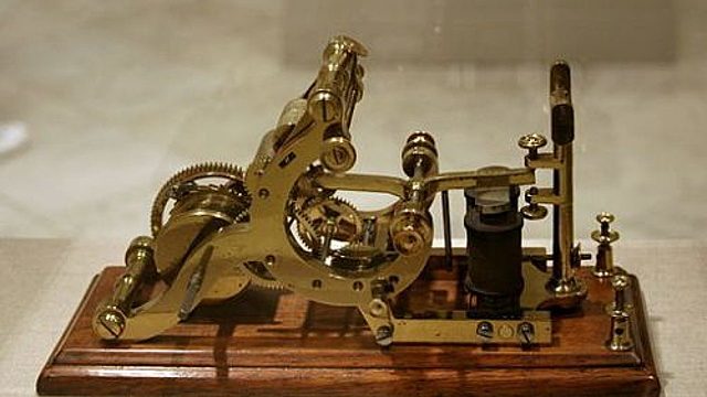 Primer telégrafo de Morse