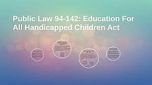 Public Law 94-142: The Education for All Handicapped Children Act of 1975