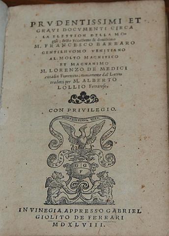 PUBLICACIÓN DEL LIBRO: CONTAGIONE ET CONTAGIOSIS MORBIS ET EORUM CURATINE