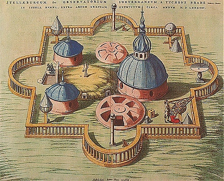 Centro de investigacion Uraniborg, isla de Ven