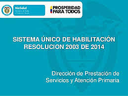 RESOLUCION 2003 DE 2014 COLOMBIA