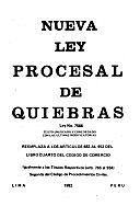 Ley Procesal de Quiebras (Ley N.° 7566)