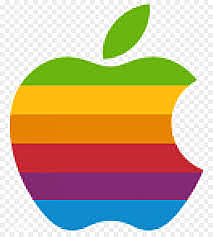 Apple cambió su logotipo por el famoso logo de la manzana coloreada.