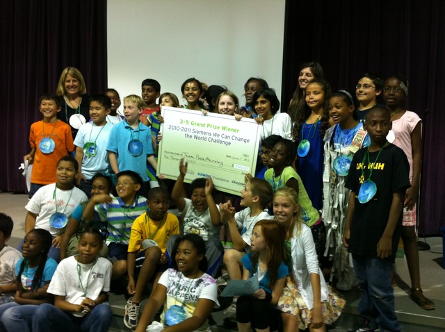 Barringer Academic Center Wins Siemens/Discovery Education We Can Change The World