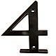 Gatehouse 4 in oil rubbed bronze number 4   27014vtblg