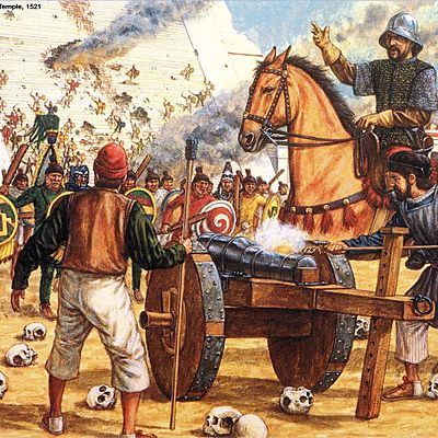 Timeline: Conquista de Cortés y Nuño Beltrán