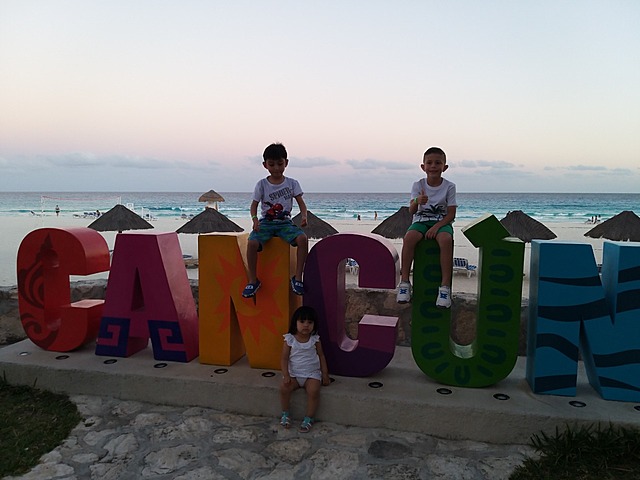 Paseo con mi familia a Cancún
