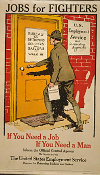 jobless soldiers after the war