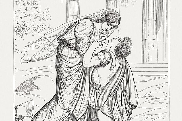 Jocasta hears the prophecy.