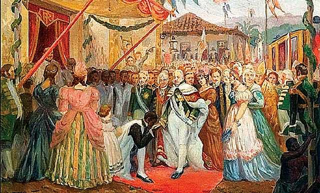 Chegada da Familia Real Portuguesa