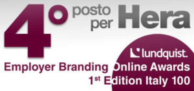 Classifica "Employer Branding": 4°posto per Hera