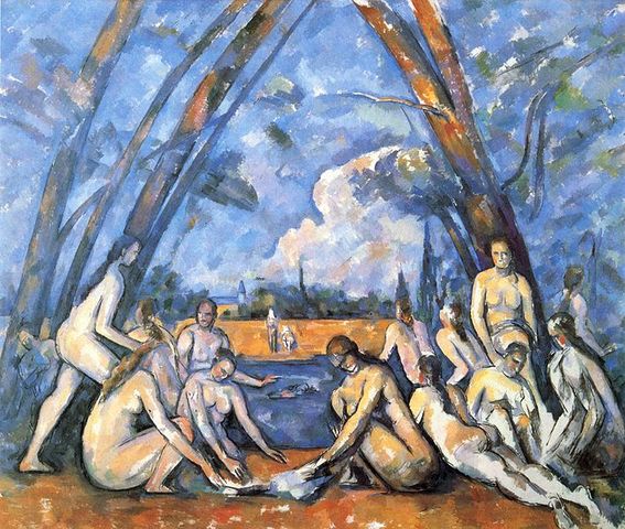 Les Grandes baignueses- Paul Cezanne