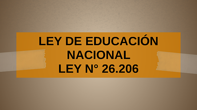 Ley 26206