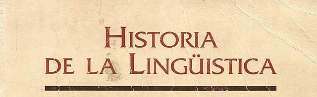 Historia de la lingüística