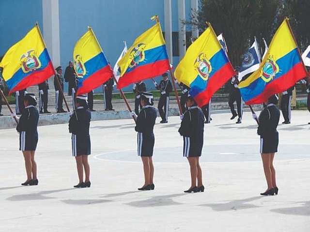 Contemporánea. Juramento a la bandera virtual.