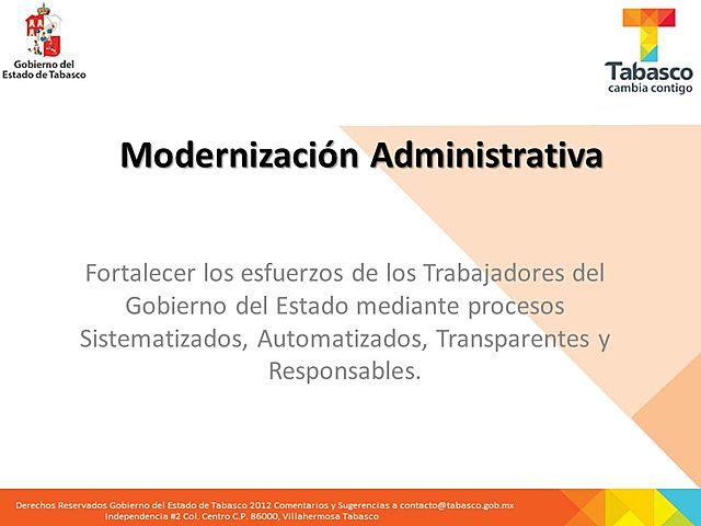De la simplificación a la modernización de la Administración Pública