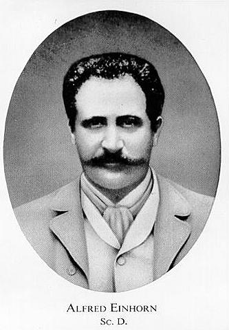 Descubrimiento de la procaína (novocaína) por Alfred Einhorn