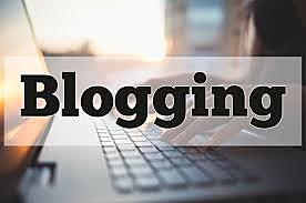 Concepto de blogging.