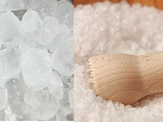 Uso de mezcla de hielo y sal por James Arnott