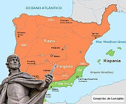 Conquista del reino Suevo por Leovigildo